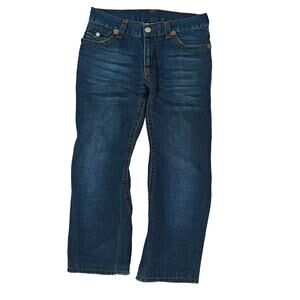 True Religion Joey Big T Jeans 34x33 Men’s Distressed Straight Leg Denim